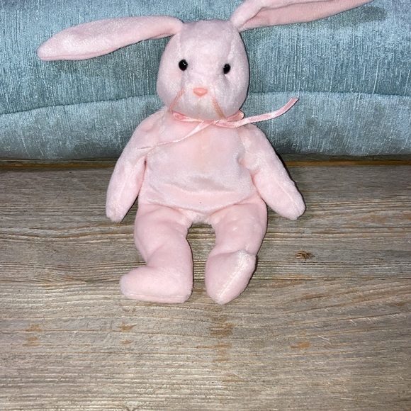TY Beanie Baby “Origiinal” Hoppity the pink rabbit - Picture 8 of 9